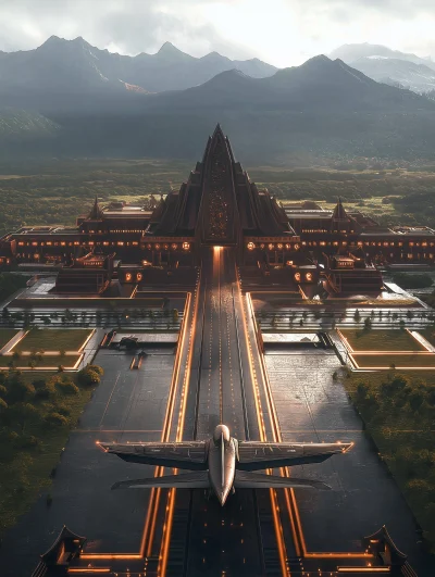 Ancient Thai Airfield