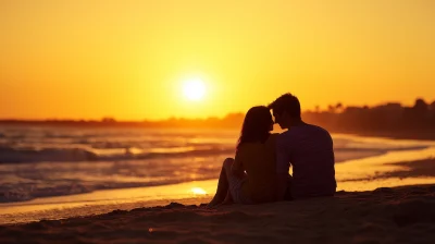 Beach Sunset Romance