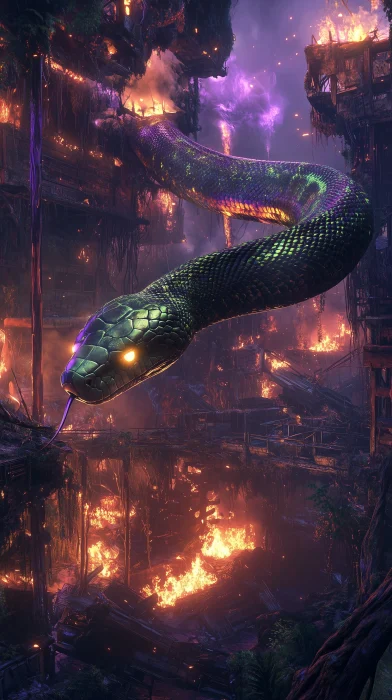 Neon Anaconda