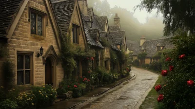 Enchanting English Hobbit Street