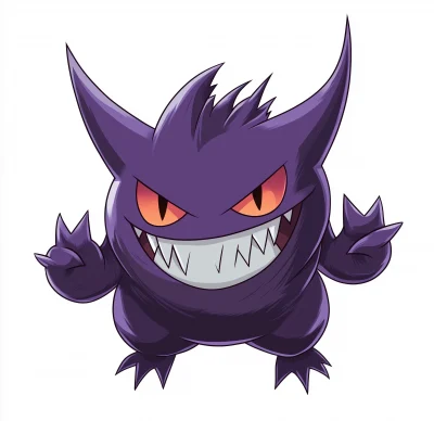 Gengar Vector Illustration