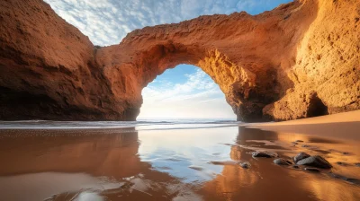 Legzira Beach Arch Landscape