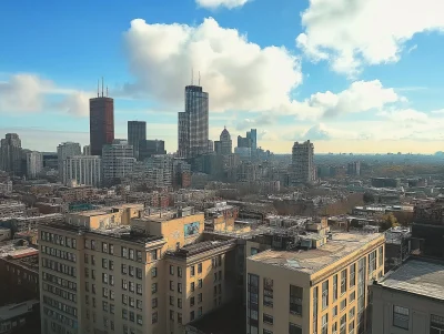 Cityscape from the 10th floor