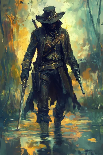 Gothic Witch Hunter in Bayou