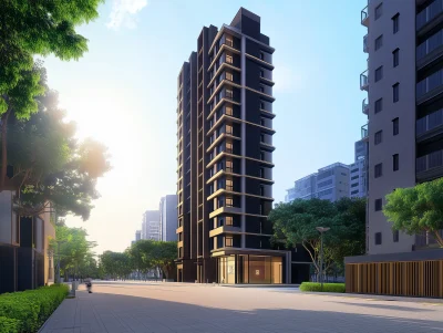 Taiwanese Residential Complex Advertisement Rendering