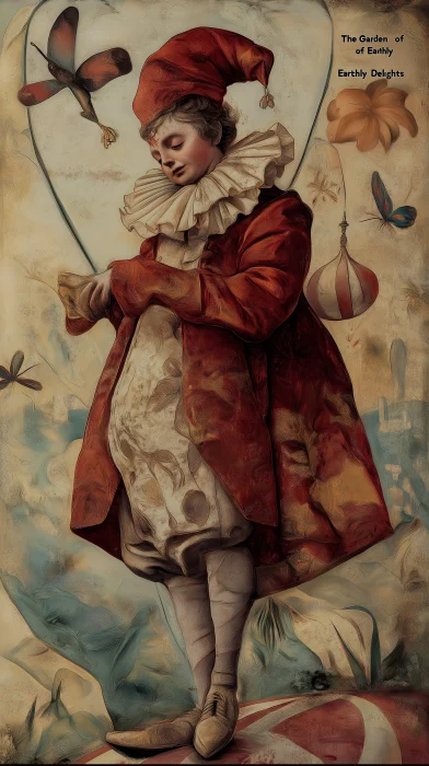 Hyperrealistic Circus Judge Illustration