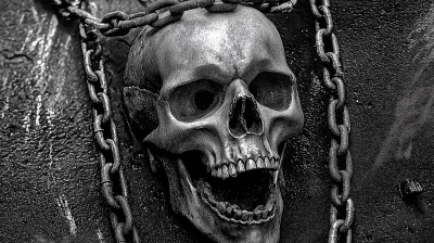 Badass Skull Photography