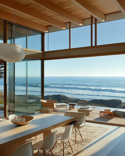 Modern Beach House with Ocean View