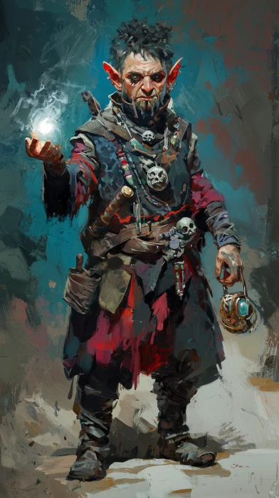 Ancient Halfling Necromancer