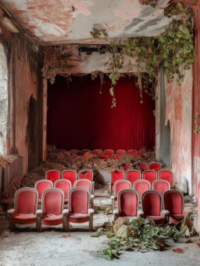 Abandoned Velvet Theater