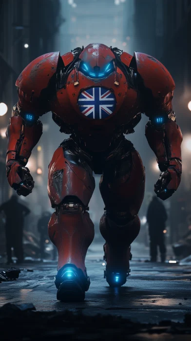 Menacing British Mecha