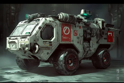 Futuristic Armored Car