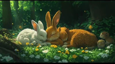 Peaceful Forest Slumber