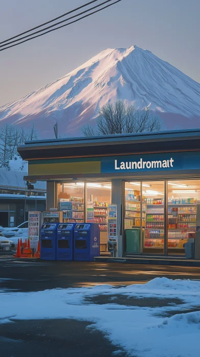 Dawn at Lawful Laundromat