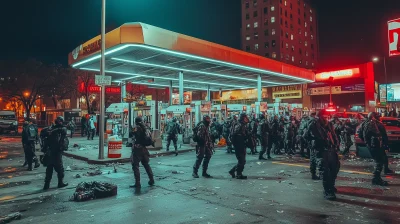 New Yorkers Raiding Gas Stations