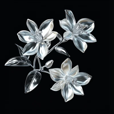 Glass Jasmine Flowers