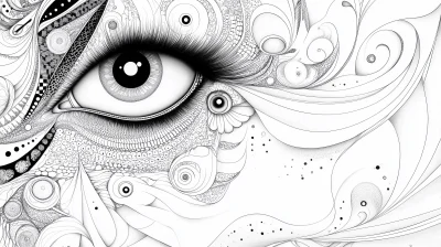 Surrealism Coloring Page