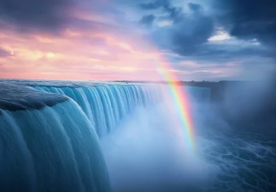 Niagara Falls with Rainbow