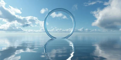 Glass Ring Reflection