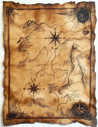 Pirate Treasure Map