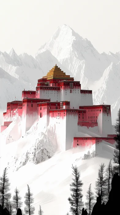 Minimalist Potala Palace