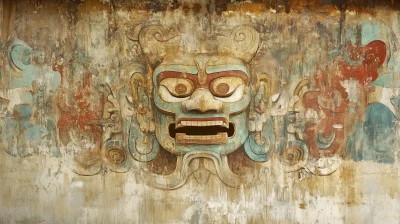 Ancient Nuo Mural