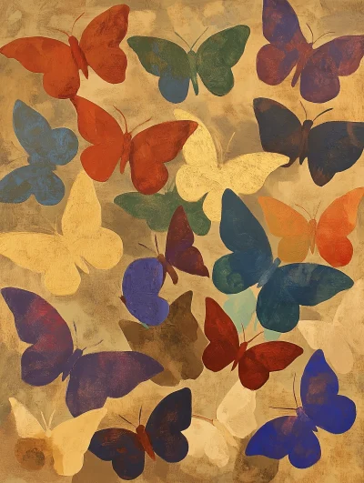 Matisse Style Butterflies