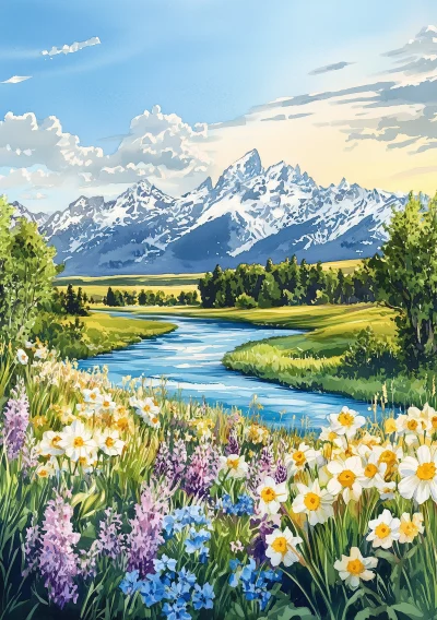 Grand Teton Landscape