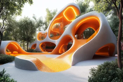 Zaha Inspired Children’s Playground