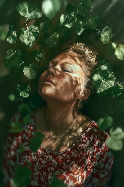 Portrait of a Woman with Cabbage