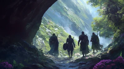 Adventurers in a Fantasy World