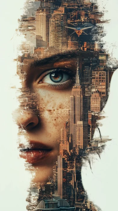 Dystopian Hope Portrait