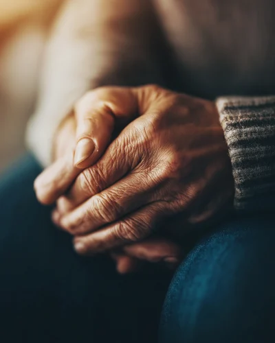 Clasped Hands Symbolizing Support