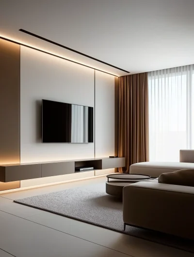 Modern Minimalist Living Room