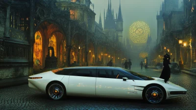 Futuristic Luxury Sedan