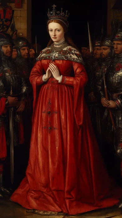 Mary I of England with Soldiers