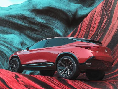 Futuristic Acura SUV Design