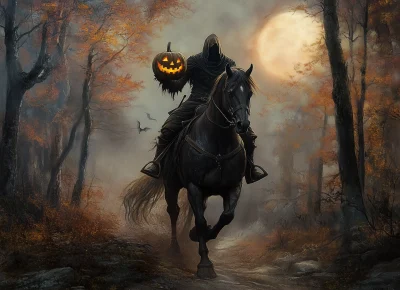 Dark Horseman with Blackjack