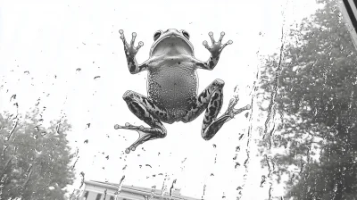 Frog in the Rain