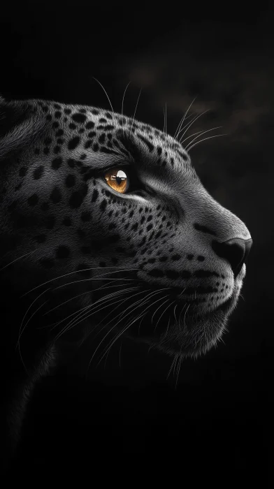 Stylish Leopard Portrait