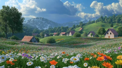 Peaceful Village in Rolling Hills