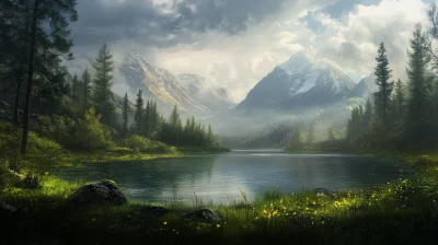 Scenic Background Landscape