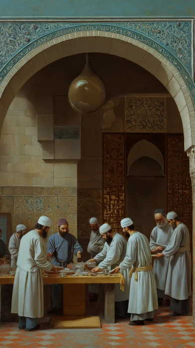 Medieval Muslim Scholars Teaching Medicine