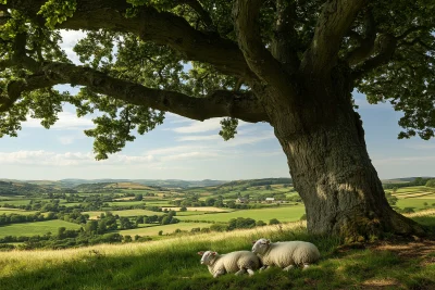 Sheep in Meadow