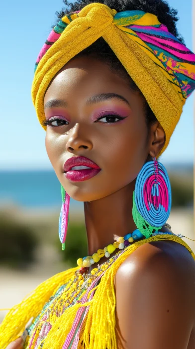 Colorful Fashion Portrait