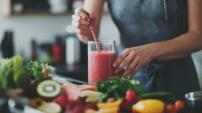 Healthy Smoothie Preparation