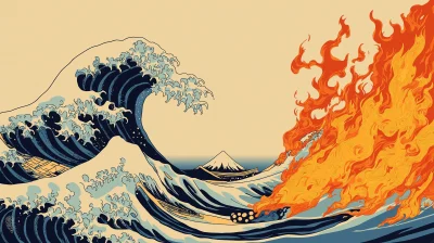 Wave and Fire