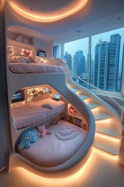 Luxury Multi-Level Bedroom Design