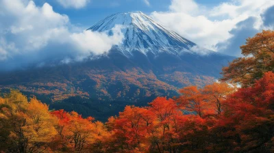 Autumn at Mount Fuji