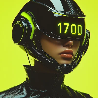 Futuristic Fashion Model